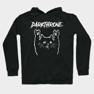 darkthrone metal cat Hoodie